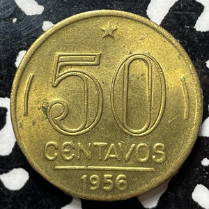 1956 Brazil 50 Centavos (5 Available) High Grade! Beautiful! KM#563(1 Coin Only)