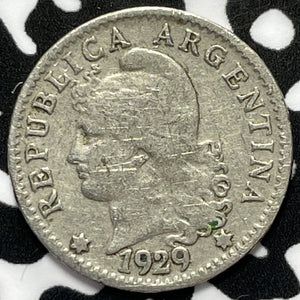 1929 Argentina 5 Centavos Lot#M5339