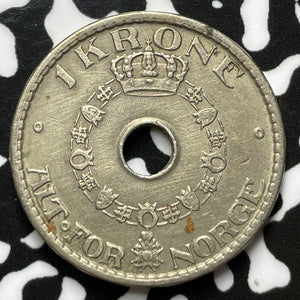 1938 Norway 1 Krone Lot#M3903