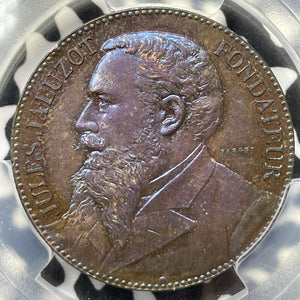 1890 France Jules Jaluzot Printemps 25th Anniversary Medal PCGS MS64BN Lot#G6165
