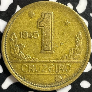 1945 Brazil 1 Cruzeiro Lot#D2886