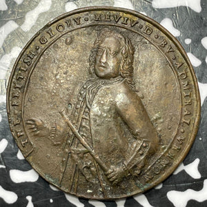 1739 Great Britain Admiral Vernon Capture Of Portobello Medal Lot#JM6277 37mm