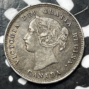 1899 Canada 5 Cents Lot#D4922 Silver! Nice!