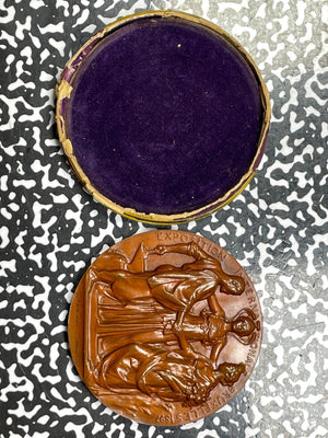 1897 Belgium Brussels International Expo Medal Lot#B1617 70mm