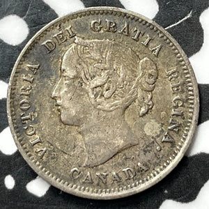 1899 Canada 5 Cents Lot#D5304 Silver!