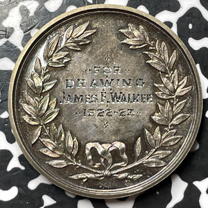 (1922-23) Scotland Aberdeen Mechanics Institution Award Medal Lot#JM6723 Silver!