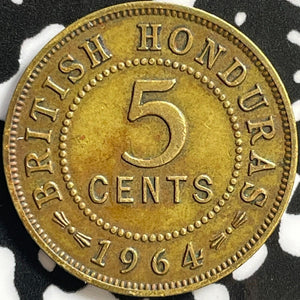 1964 British Honduras 5 Cents Lot#D6438