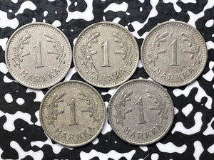 1930 Finland 1 Markka (5 Available) (1 Coin Only)