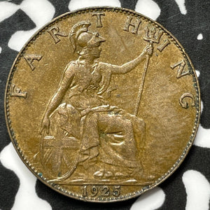 1925 Great Britain Farthing (5 Available) (1 Coin Only)