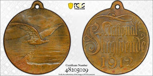 1912 Germany Nurnberg Pre WWI National Money Gathering Medal PCGS MS63 Lot#G6593