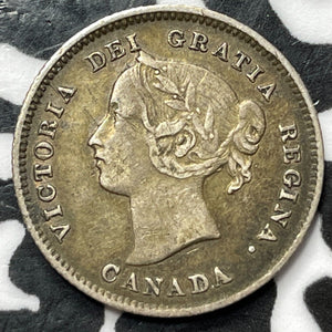 1896 Canada 5 Cents Lot#D6773 Silver! Nice!