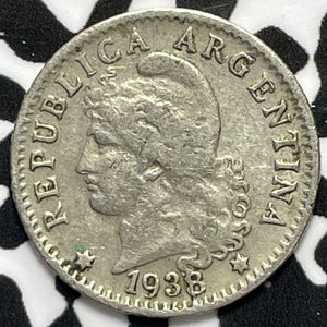 1938 Argentina 5 Centavos Lot#M5342
