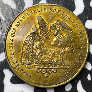 1856 France Birth of Louis-Napoleon Medalet Lot#D3853 25mm