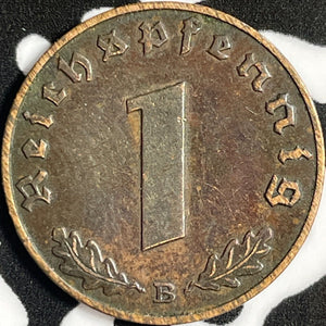 1939-B Germany 1 Pfennig Lot#D5525