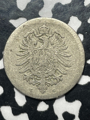 1888-G Germany 5 Pfennig Lot#V9898 Better Date