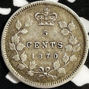 1870 Canada 5 Cents Lot#D5000 Silver!