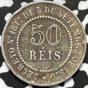 1887 Brazil 50 Reis Lot#M6929