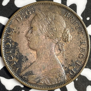 1861 Nova Scotia Large Cent Lot#D4641 Nice!