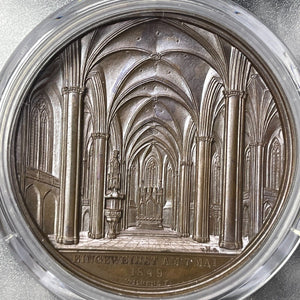 1849 Germany Hamburg St. Peter's Church Medal PCGS SP63 Lot#GV5647 Gaed-2091