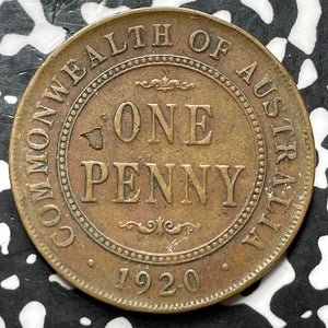 1920 Australia 1 Penny Lot#D5221 No Dot