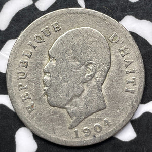 1904 Haiti 5 Centimes (5 Available) (1 Coin Only)