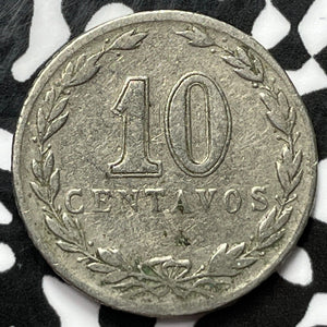 1933 Argentina 10 Centavos Lot#M4821