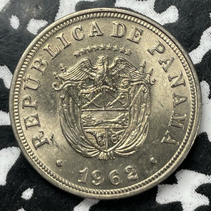 1962 Panama 5 Centesimos (39 Available) High Grade! Beautiful! (1 Coin Only)