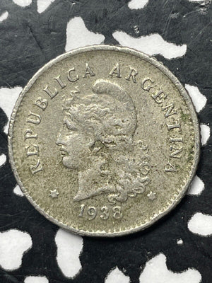 1938 Argentina 10 Centavos Lot#M1485