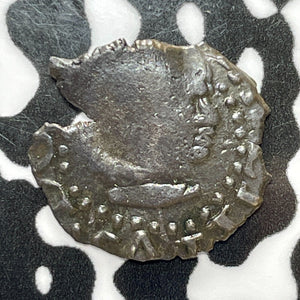 (1599-1621) Spain Banolas Philip III Dinero Lot#M5678 Cal 471/590
