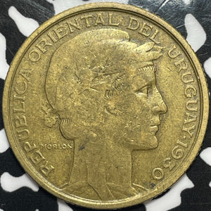 1930 Uruguay 10 Centesimi Lot#M7175