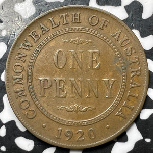 1920 Australia 1 Penny Lot#D5233 No Dots