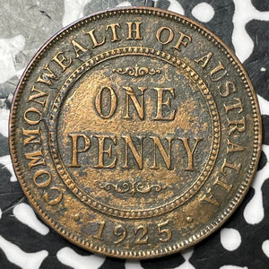 1925 Australia 1 Penny Lot#JM6489 Key Date!