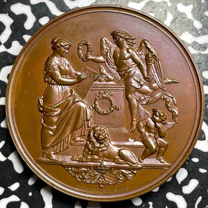1858 Germany Hesse-Darmstadt Ludwig III & Mathilde Anniversary Medal Lot#OV1164