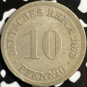 1873-A Germany 10 Pfennig Lot#D4845