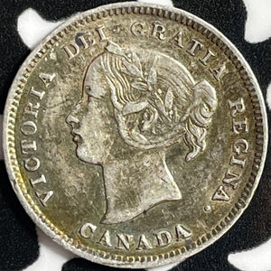 1893 Canada 5 Cents Lot#D5001 Silver! Nice!