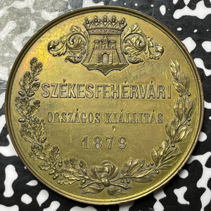 1879 Hungary Szekesfehervar National Exhibition Medal Lot#OV898 50mm