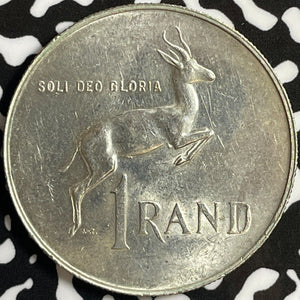 1967 South Africa 1 Rand Lot#D3065 Silver! High Grade! Beautiful!