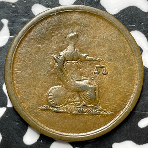 (1820-1830) Great Britain Columbia Farthing Token Lot#D6305