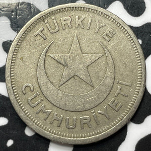 1939 Turkey 5 Kurus Lot#D2097