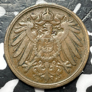 1894-J Germany 1 Pfennig Lot#D5313 Better Date