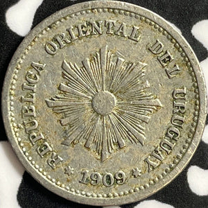 1909 Uruguay 1 Centesimo Lot#D2073