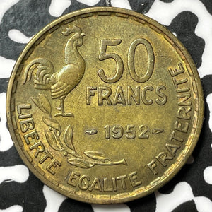 1952 France 50 Francs Lot#M8747 Nice!