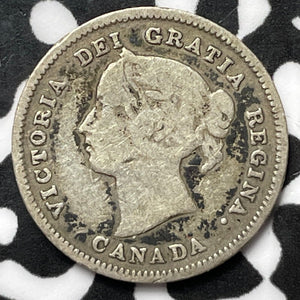 1891 Canada 5 Cents Lot#D3658 Silver!