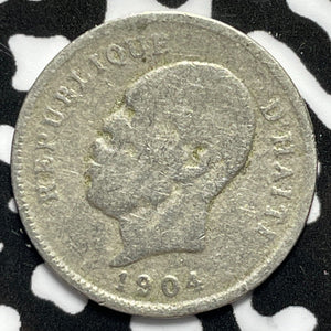 1904 Haiti 5 Centimes Lot#M5481 KM#53