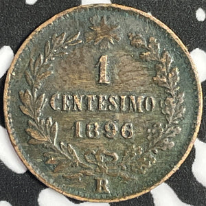 1896 Italy 1 Centesimo Lot#D1105