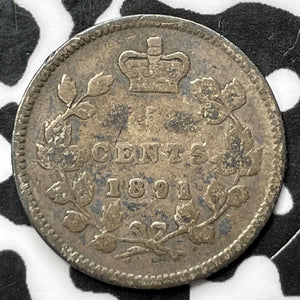 1891 Canada 5 Cents Lot#D2267 Silver!