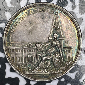 1783 Netherlands Amsterdam Diaconie Old Women's & Men's Houses Medal Lot#JM6354