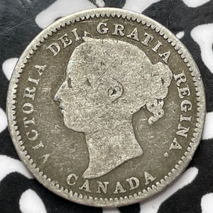 1888 Canada 10 Cents Lot#D4687 Silver!