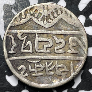 (1858-1920) India Mewar 1 Rupee Lot#D3417 Silver! Y#11