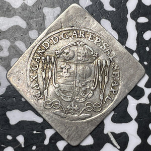 1673 Austria Salzburg Klippe 1/9 Thaler Lot#JM6491 Silver!
